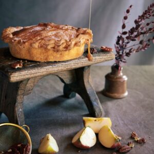 Apple and Pecan Toffee Pie