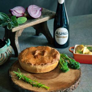Chicken & Aspall Cyder Pie with Fresh Sage and Red Onion