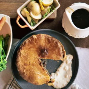 Steak & Cream of Horseradish Pie